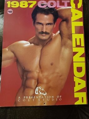 Vintage 1987 COLT STUDIO CALENDAR Physique Photography Gay Interest Jim French